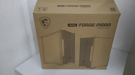 MAG FORGE M100A 4x 120mm ARGB mATX GAMING (OUTLET)